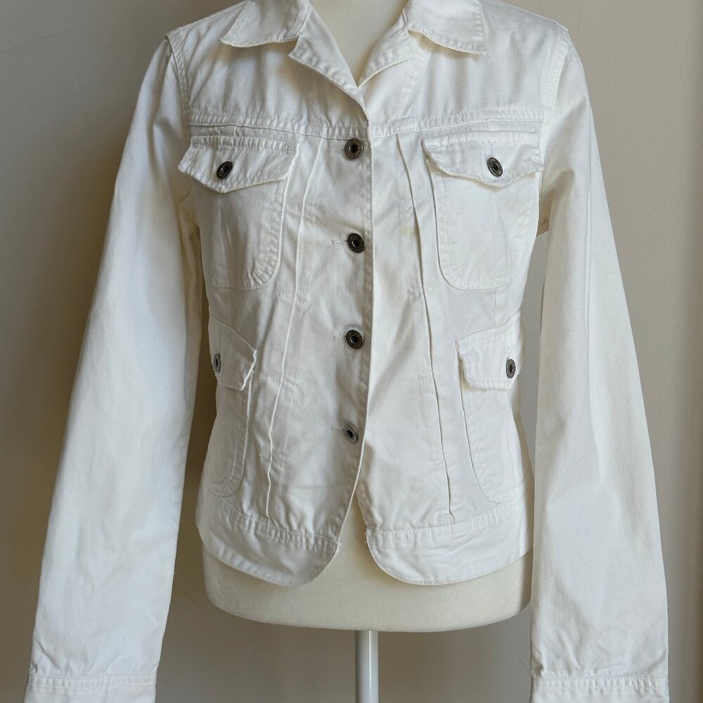 Lucky Brand White Jean Jacket